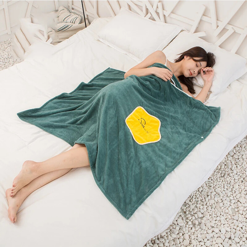 Vanniseelik Coral samet vannirätik vanniseelik Paksenenud imav hommikumantel vanniseelik Home traksid, kantav naiste hommikumantel