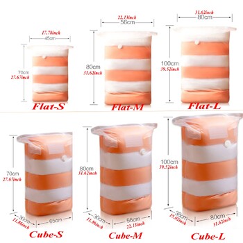 Jumbo Cube Extra Large Vacuum Sealer Bags for Comforters Κουβέρτες Κλινοσκεπάσματα Παπλωματοθήκη Ατζέντα, Space Bags Vacuum Storage Bag