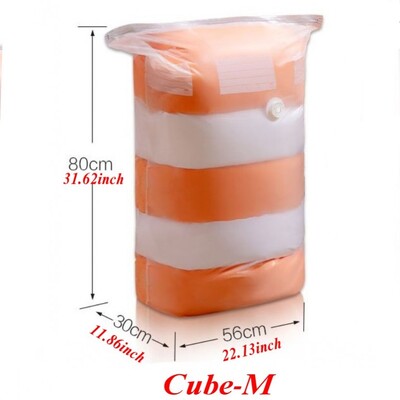 Jumbo Cube ypač dideli vakuuminiai sandarinimo maišeliai antklodėms antklodės patalynė Antklodė Spintos tvarkyklės, kosminiai maišeliai Vakuuminis laikymo krepšys