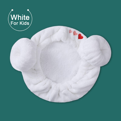 Coral Fleece Hair Dry Cap Horn Hat Super Absorbent Greitai Dry Dry Plaukų Rankšluostė vaikams Suaugusiesiems Ilgų plaukų apvyniojama kepurė Miela dušo kepurė
