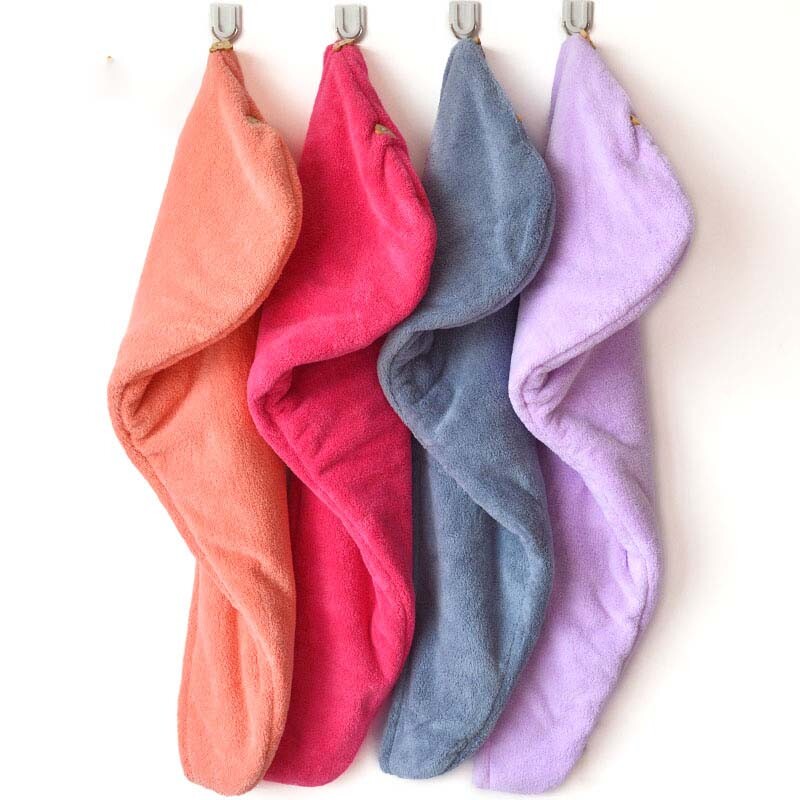 Mergaičių plaukų džiovinimo kepurė mikropluošto kieto rankšluosčio kepurė super sugerianti plaukų džiovinimo kepurė greitai džiūstanti plaukų rankšluosčio kepurė dušo kepurė