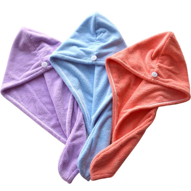 Mergaičių plaukų džiovinimo kepurė mikropluošto kieto rankšluosčio kepurė super sugerianti plaukų džiovinimo kepurė greitai džiūstanti plaukų rankšluosčio kepurė dušo kepurė