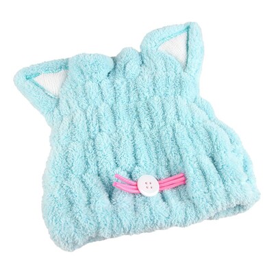 Juukserätik Mikrokiust Kiire juuksekuivatus Bowknot Wrap Cap Vannitoatarvikud Kuivatamine Pehme Kork Unisex Naistele Mehed Poisid Tüdrukud