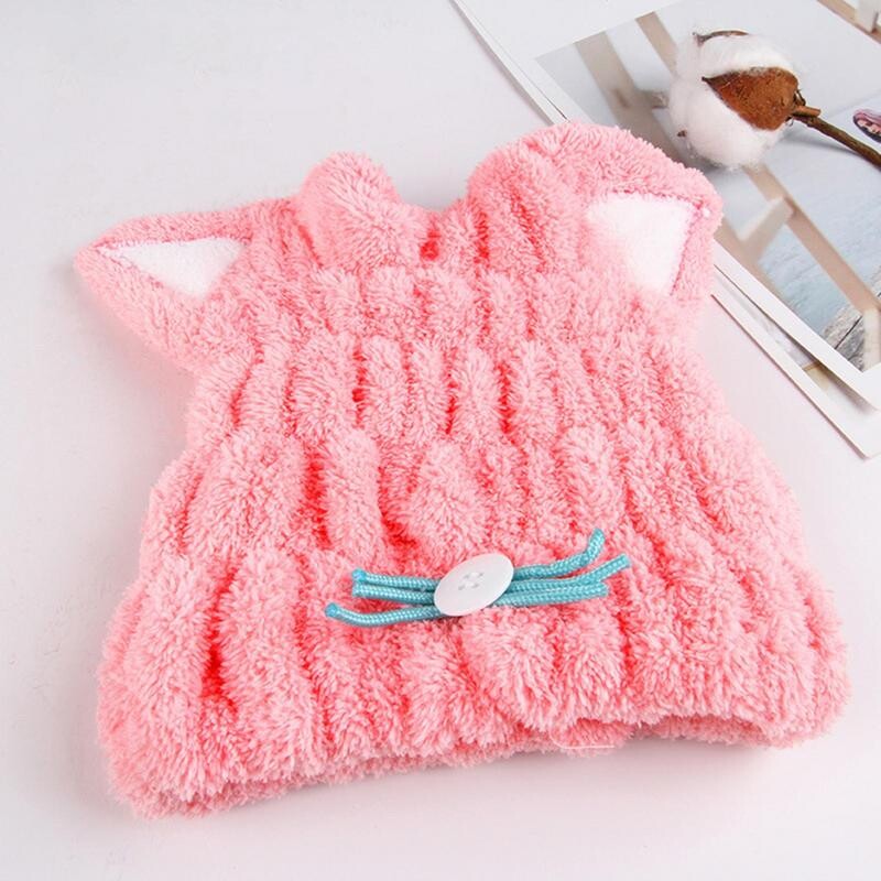 Juukserätik Mikrokiust Kiire juuksekuivatus Bowknot Wrap Cap Vannitoatarvikud Kuivatamine Pehme Kork Unisex Naistele Mehed Poisid Tüdrukud