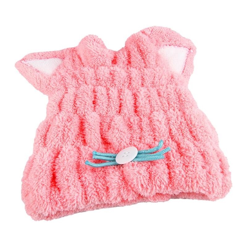 Juukserätik Mikrokiust Kiire juuksekuivatus Bowknot Wrap Cap Vannitoatarvikud Kuivatamine Pehme Kork Unisex Naistele Mehed Poisid Tüdrukud