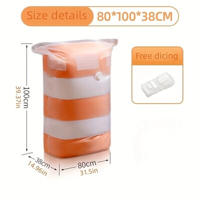 Vakuumska vrećica za pohranu koja štedi prostor za odjeću, madrace, deke, poplune, jastuke, poplune, putovanja, selidbe