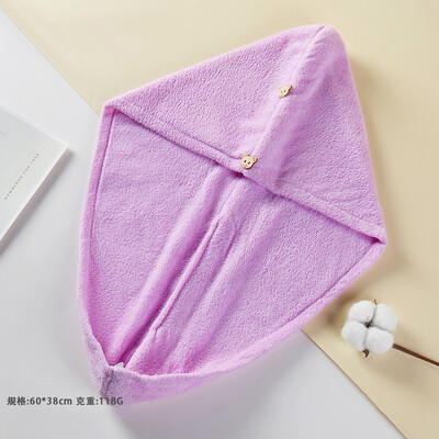 Εργαλεία μπάνιου με περιτύλιγμα κεφαλής Μικροΐνες μετά το ντους Διπλή στρώση Στέγνωμα μαλλιών Γυναικεία κορίτσια Γυναικεία πετσέτα γυναικεία πετσέτα γρήγορου στεγνώματος μαλλιών Καπέλο