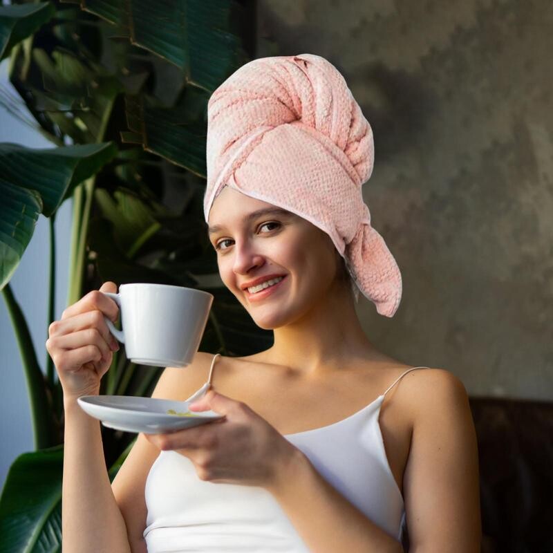 Mikrokiust juuksekuivatusrätik pikk lokkis ultraimav rätik juustele 41x27,5 tolli peamähis kiiresti kuivavad rätikud vähendavad aega 50%