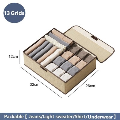 Double Row Särk Püksid Hoiu Riided Korraldaja Kapid Sahtlid Korralduspüksid Sukkpüksid Aluspesu Hoiukast Kapp Korraldaja