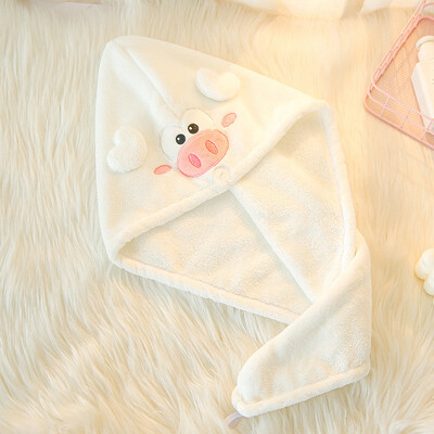 Armsa Jaapani stiilis multifilmi Little Pig kuivade juustega müts Magic Microfiber Coral fliisist dušikork, imav kiiresti kuivav rätik