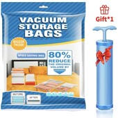 5 pumbaga kombineeritud vaakumkotti riiete lohkude jaoks Kodune pakkimiskorraldaja