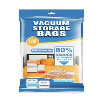 5 Combo Vacuum Storage Bags with Pump for Clothes Comforters Organizer συσκευασίας σπιτιού