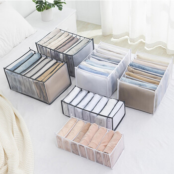 Organizer ντουλάπας για εσώρουχα Κάλτσες Home Ντουλάπι Divider Storage Box Organizer αποθήκευσης για ρούχα Αναδιπλούμενο συρτάρι Organizer