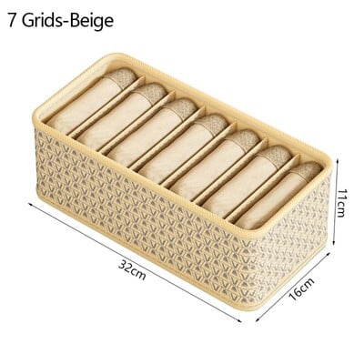 Κουτί αποθήκευσης εσωρούχων με θήκες Πολυλειτουργική ντουλάπα Organizer Κάλτσες εσωρούχων Κουτιά αποθήκευσης σουτιέν