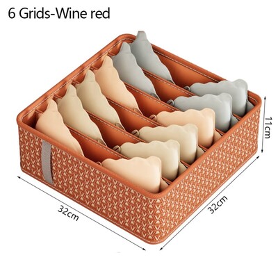 Κουτί αποθήκευσης εσωρούχων με θήκες Πολυλειτουργική ντουλάπα Organizer Κάλτσες εσωρούχων Κουτιά αποθήκευσης σουτιέν