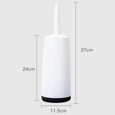 Πλαστική βούρτσα τουαλέτας με όρθια βάση Βούρτσα καθαρισμού τουαλέτας μακριά λαβή για WC Αξεσουάρ μπάνιου Εργαλεία οικιακού καθαρισμού