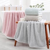 1vnt vonios rankšluostis Coral Velvet Soft Super sugeriantis suaugusiųjų paplūdimio rankšluostis Prabangus viešbučio SPA vonios rankšluosčiai namams 27,56*55,12 colio