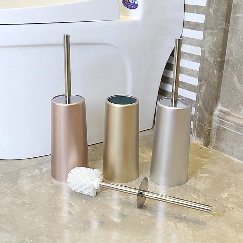 Kuldne WC-hari hoidikuga Creative Nordic Style Wc-hari Vannitoa puhastushari Vannitarvikud Majapidamispõrandate puhastus