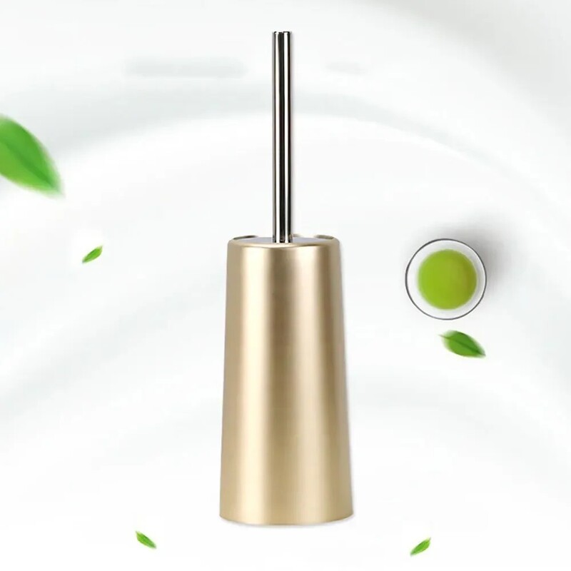 Kuldne WC-hari hoidikuga Creative Nordic Style Wc-hari Vannitoa puhastushari Vannitarvikud Majapidamispõrandate puhastus