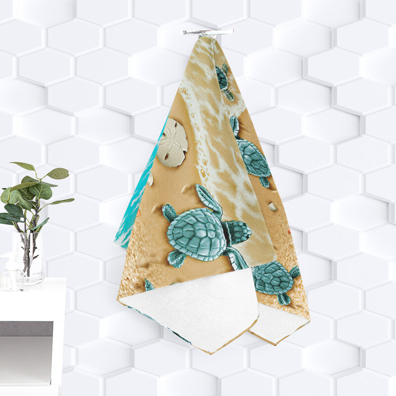 1PC80x150cm rannarätik, kilpkonna naasmine merre vannirätik, ülipeenest kiust kangas, puhkuseks, turismiks, telkimiseks