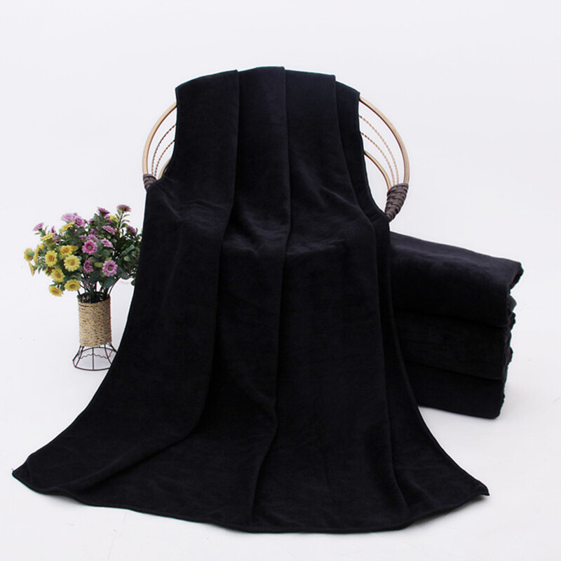 3tk must rätik 100% puuvillane kvaliteet pehme rannarätik kodu Vannituba dušš Kuivad juuksed Tugev veeimavus naistele meestele kõrge