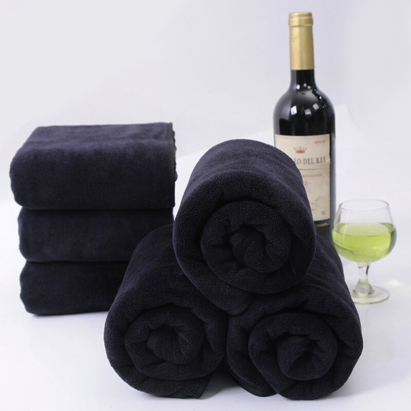 3tk must rätik 100% puuvillane kvaliteet pehme rannarätik kodu Vannituba dušš Kuivad juuksed Tugev veeimavus naistele meestele kõrge