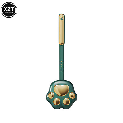 Uus Cartoon Cat Paw Silikoonist WC-hari Seinale kinnitatavad korraldajad Ilma ummikuteta puhastamine Vannitoa puhastusnõud Kodu WC-hari