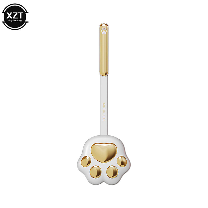 Uus Cartoon Cat Paw Silikoonist WC-hari Seinale kinnitatavad korraldajad Ilma ummikuteta puhastamine Vannitoa puhastusnõud Kodu WC-hari