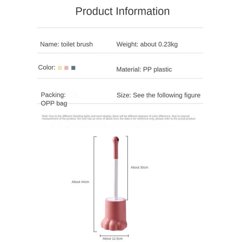 Tualetthari Creative Paw Shape Sügavpuhas alusega Kiiresti kuivav Kodu Vannitoa Aksessuaarid Tualettharja komplekt Armas leibkond