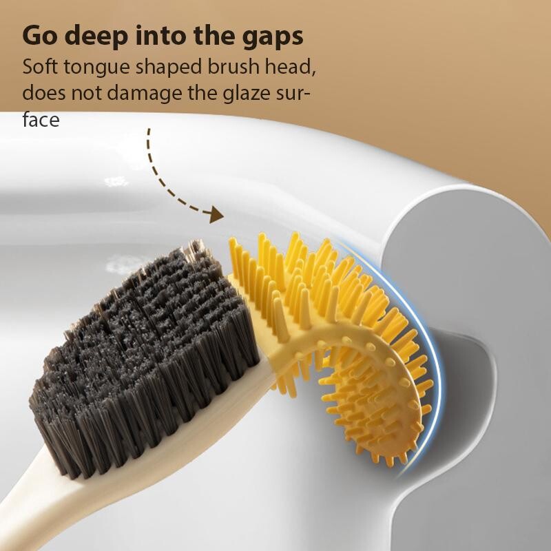 Tualetthari Kodu puhastamine Vannitoa tarvikud Pika varrega seinale paigaldatav Cartoon Duck Creative Ruumisäästlik WC-hari