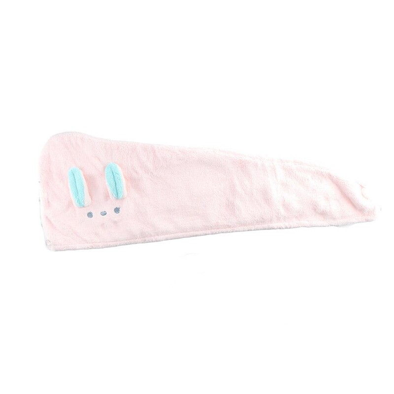 Korallifliis naistele kolmnurkpea mähis Kiiresti kuivav vannirätik juuksekuivatusrätik Mikrofiibrist rätik dušikork Dushi turban