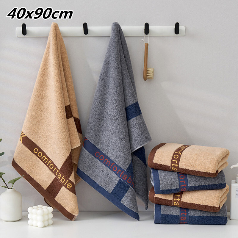 35x75cm pentru bărbați din bumbac jacquard prosop mare de înaltă calitate baie pentru plajă, iarnă, baie de soare, prosop de înot, cadou confortabil