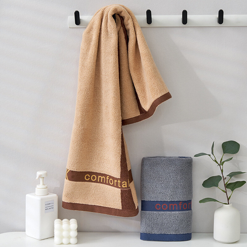 35x75cm pentru bărbați din bumbac jacquard prosop mare de înaltă calitate baie pentru plajă, iarnă, baie de soare, prosop de înot, cadou confortabil