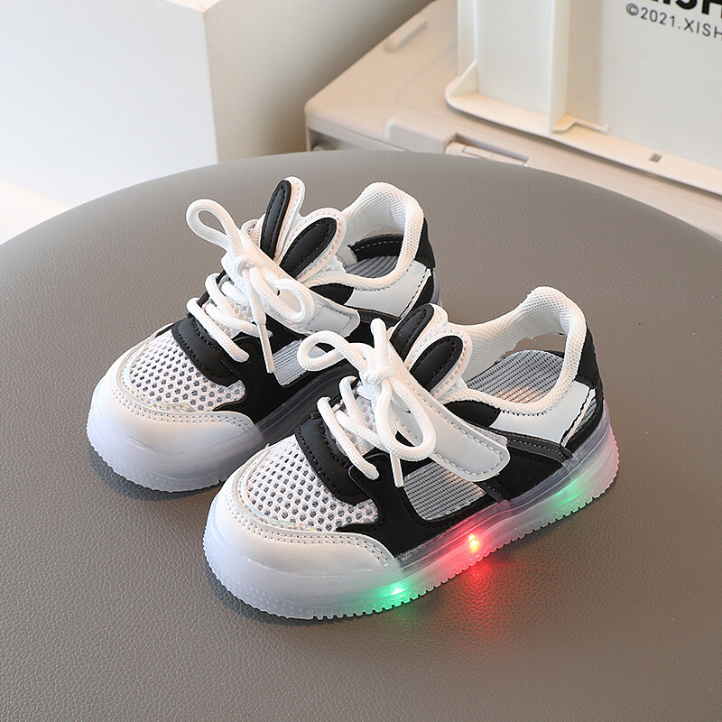 2023 m. vasaros mergaičių Baotou sportiniai sandalai tuščiaviduriai tėčio batai vaikiški, kvėpuojantys kūdikių tinkliniai vaikiški batai su rėmeliais