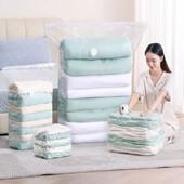 Nu este nevoie de saci de vid cu pompă Saci mari de depozitare din plastic pentru depozitarea hainelor Pături de compresie Huse pentru sac goale Accesorii de călătorie