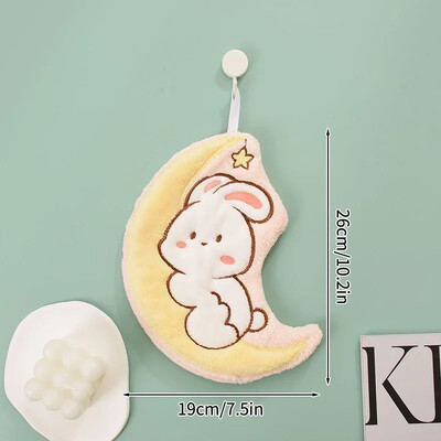 Drăguț prosop de mână Prosop absorbant moale pentru agățat pentru bucătărie, cârpă de curățat, baie pentru copii, prosop de baie, prosop din microfibră