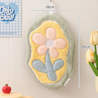 Drăguț prosop de mână Prosop absorbant moale pentru agățat pentru bucătărie, cârpă de curățat, baie pentru copii, prosop de baie, prosop din microfibră