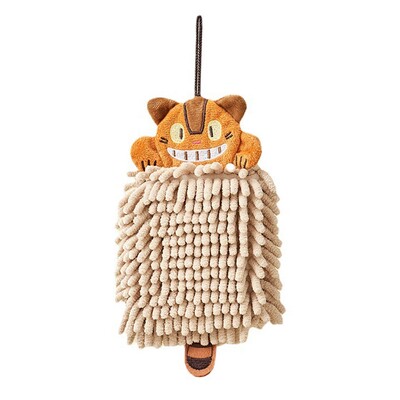 Πετσέτα χεριών Animal Cat Cartoon για Μπάνιο Κουζίνας Chenille Σούπερ Μαλακό Απορροφητικό Γρήγορο Στεγνό Μαντήλι Πετσέτα από μικροΐνες σπιτιού