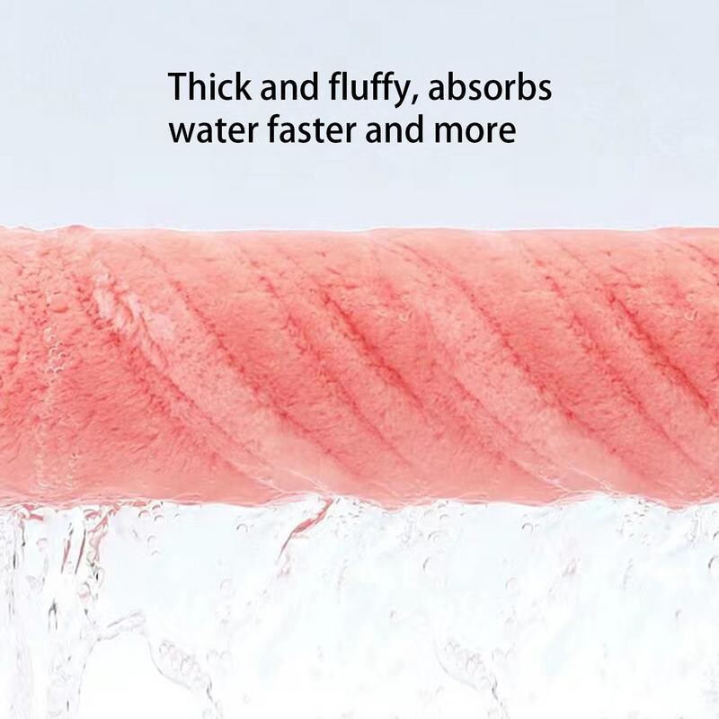 Juuksekuivatusrätik Kahekihiline juukseturbani mähis Tugev vett imav kolmnurkne dušimüts pühkiv juukserätik tööriist vannimüts