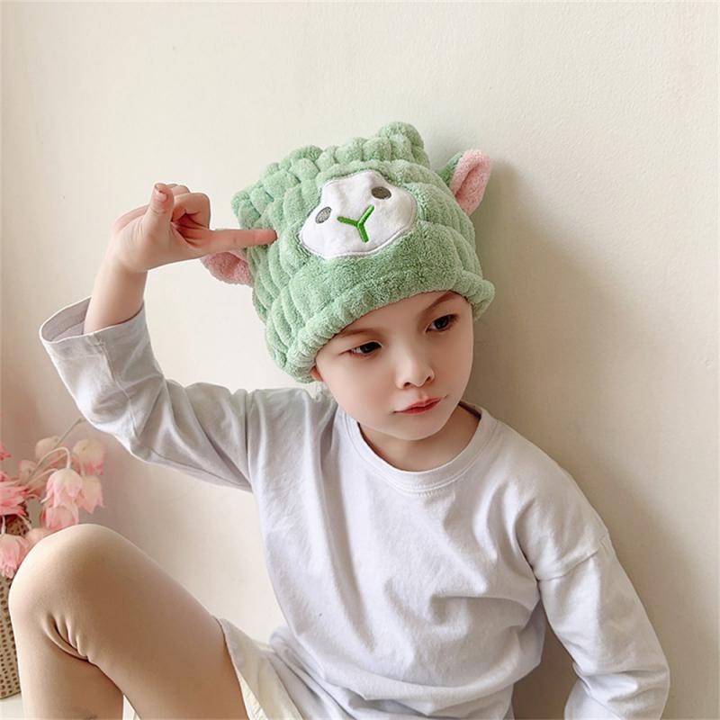 Lastele kiiresti kuivav juuksekuivati käterätik vannimüts Armas karu laste duširätik naistele ja lastele