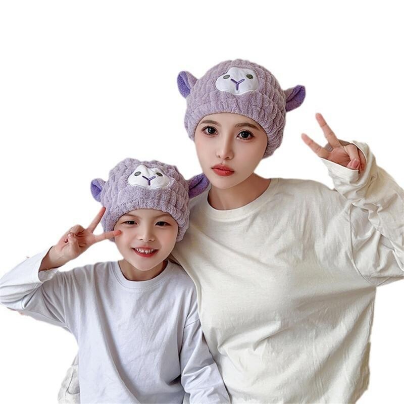 Lastele kiiresti kuivav juuksekuivati käterätik vannimüts Armas karu laste duširätik naistele ja lastele