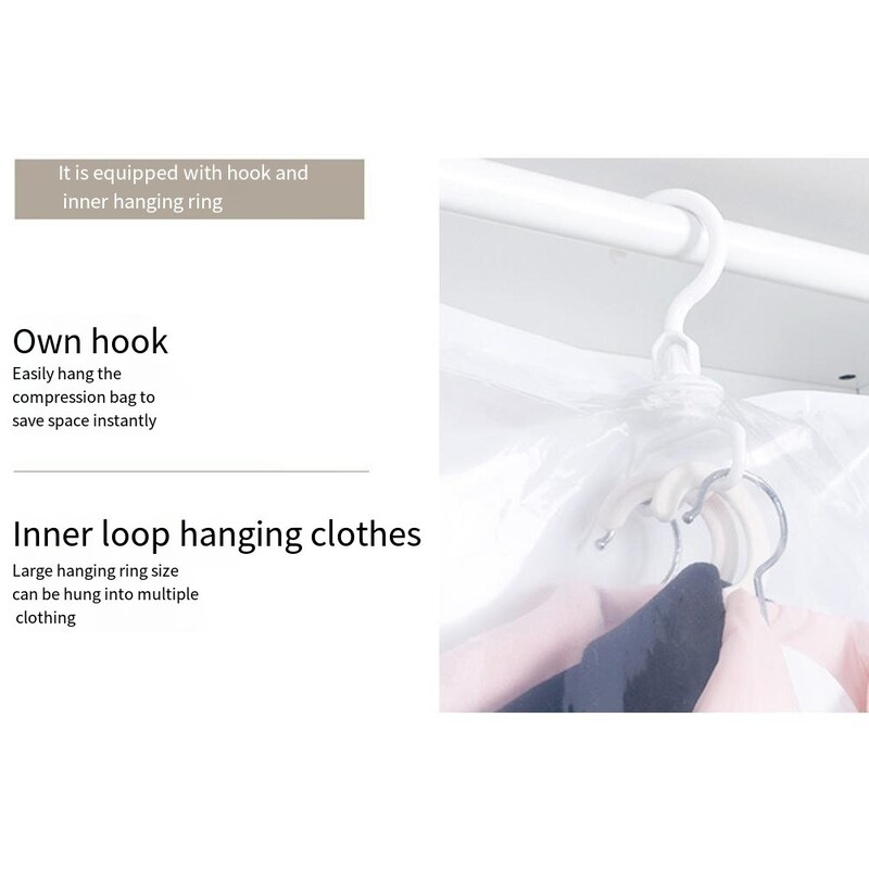 Kabantys erdvę taupantys krepšiai Vietą taupantys drabužiai kompresinis laikymo maišelis Vietą taupantis sandariklis drabužių kostiumams suknelės striukė