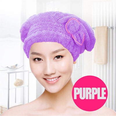 EHEH 5 spalvų moteriška mergina greitai džiūstanti plaukų kepurė vonios kambariui Coral Velvet po dušo ypač minkštas ir patogus plaukų apvyniojamas rankšluostis