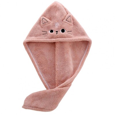 Excelent înfășurare pentru prosop de păr fără mâini, fără vărsare, iarnă, ștergerea capului de spălat pentru păr.