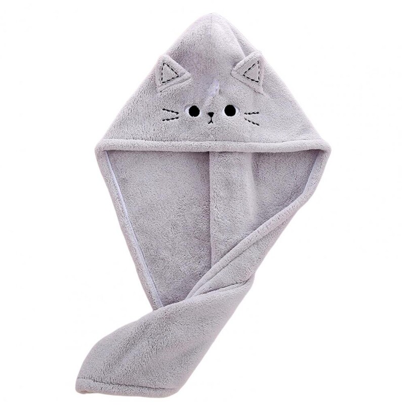 Excelent înfășurare pentru prosop de păr fără mâini, fără vărsare, iarnă, ștergerea capului de spălat pentru păr.