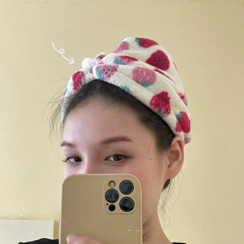 Armsad juukserätikud Mood Vett imav Pehme Nahasõbralik korallide sametine peaümbris Pearät Armas leibkonna ühiselamu vannituba