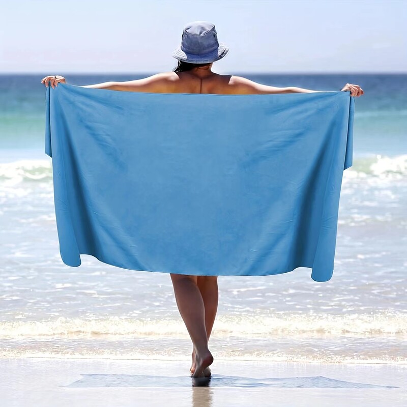 Prosop din microfibră cu geantă din plasă, prosoape absorbante cu uscare rapidă pentru camping, yoga pentru gimnastică, rucsac, drumeții