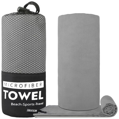 Greitai džiūstantis sportinis rankšluostis 40x80/76x152cm plaukimo treniruoklių salė Joga, treniruoklių salė, stovyklavimas, žygiai, bėgimas, prakaitas