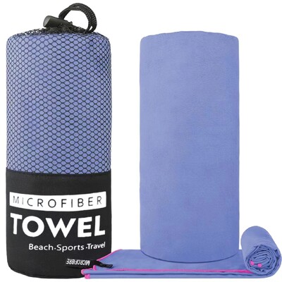 Greitai džiūstantis sportinis rankšluostis 40x80/76x152cm plaukimo treniruoklių salė Joga, treniruoklių salė, stovyklavimas, žygiai, bėgimas, prakaitas
