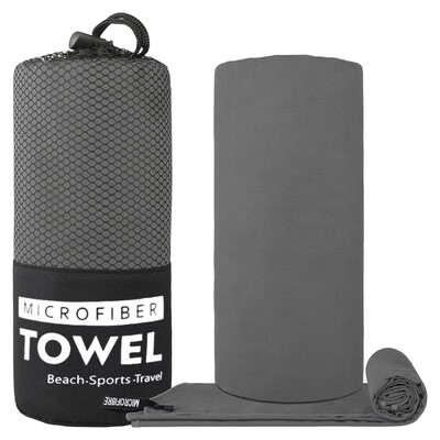 Greitai džiūstantis sportinis rankšluostis 40x80/76x152cm plaukimo treniruoklių salė Joga, treniruoklių salė, stovyklavimas, žygiai, bėgimas, prakaitas